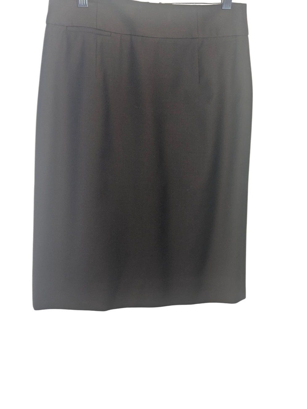 J.Crew Brown 100% Wool Pencil Skirt Size 0 Lined Career Office